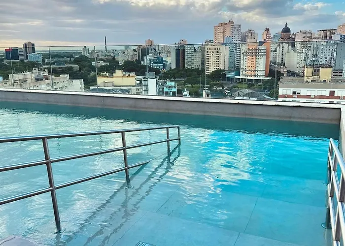 Rooftop Com Piscina Alêm De Por Do Sol Incrível Poa, Baixa, Centro Apartamento